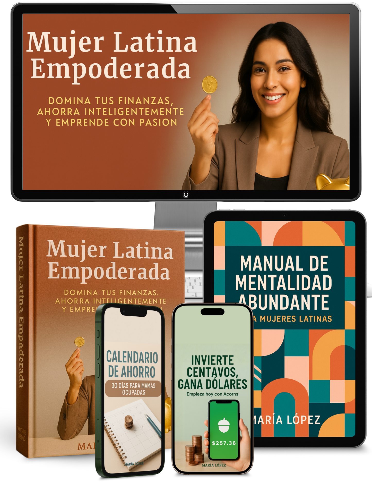 Mujer Latina Empoderada: Domina tus Finanzas, Ahorra Inteligentemente y Emprende con Pasión